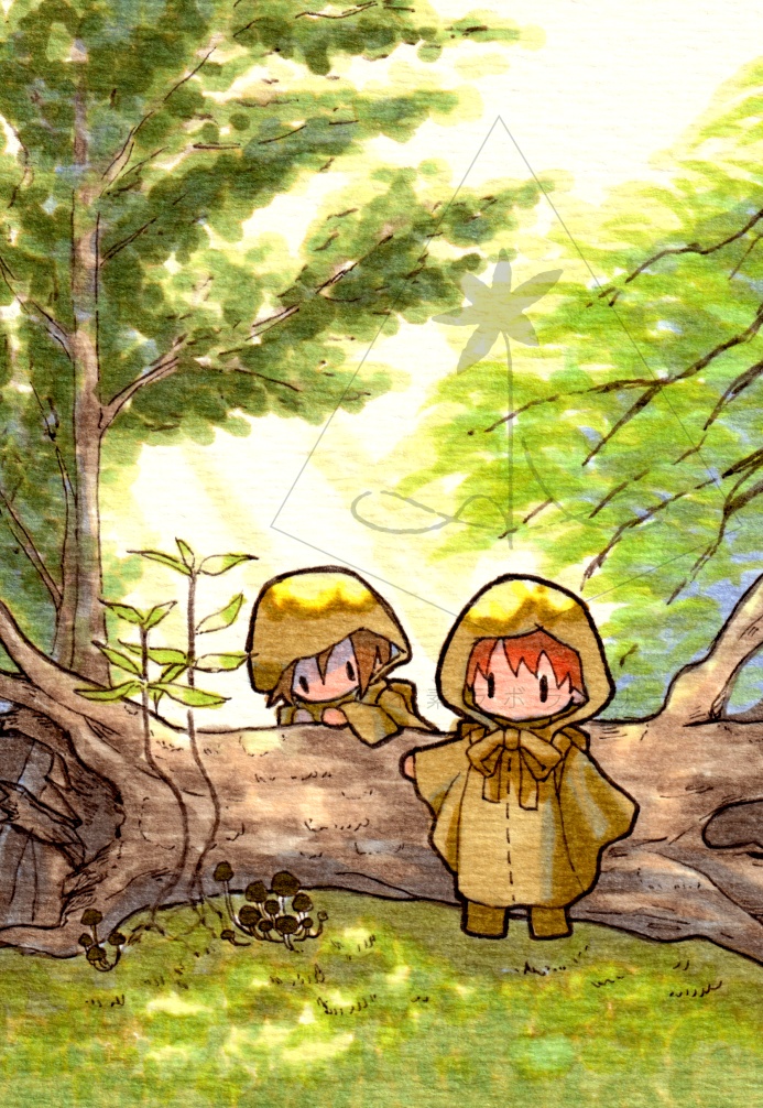 額装済み複製原画『trek』