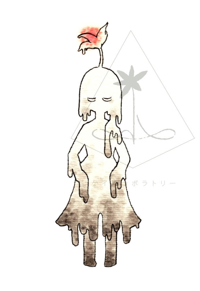 額装済み複製原画『flower』