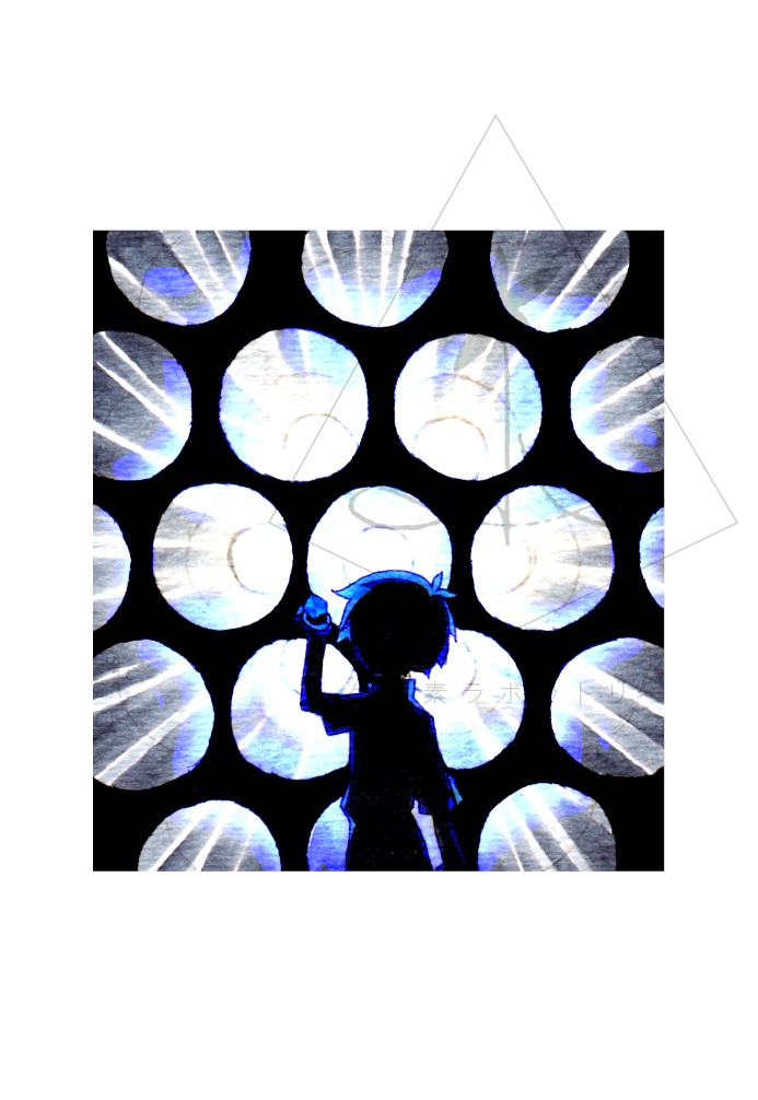 額装済み複製原画『rocket』