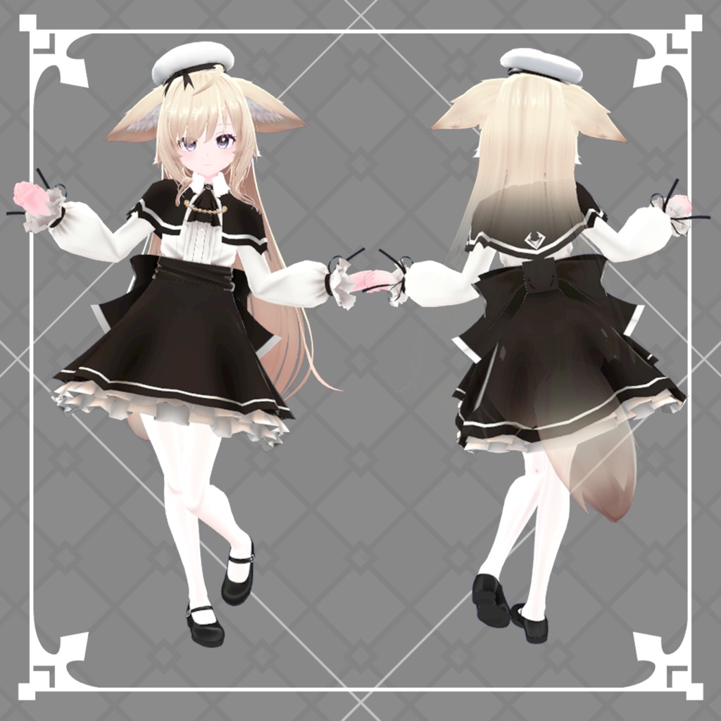 【オリジナル3Dモデル】 ルナール - Renard - #Renard3D (7sBody)