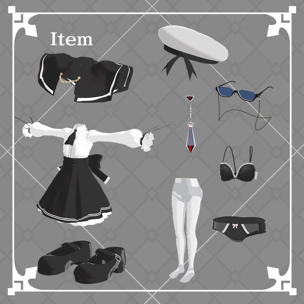 【オリジナル3Dモデル】 ルナール - Renard - #Renard3D (7sBody)