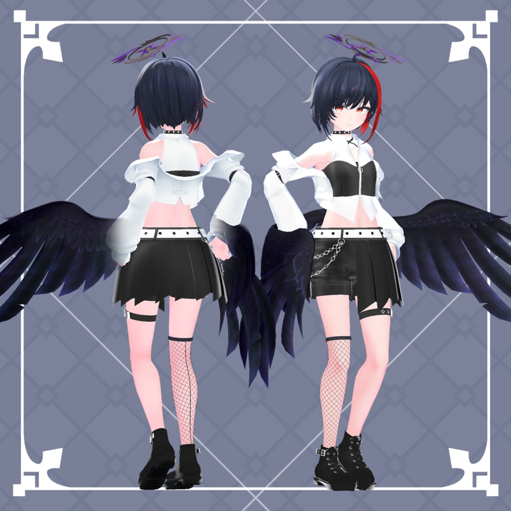 【オリジナル3Dモデル】シュカ - Choucas - #Choucas3D (7sBody)