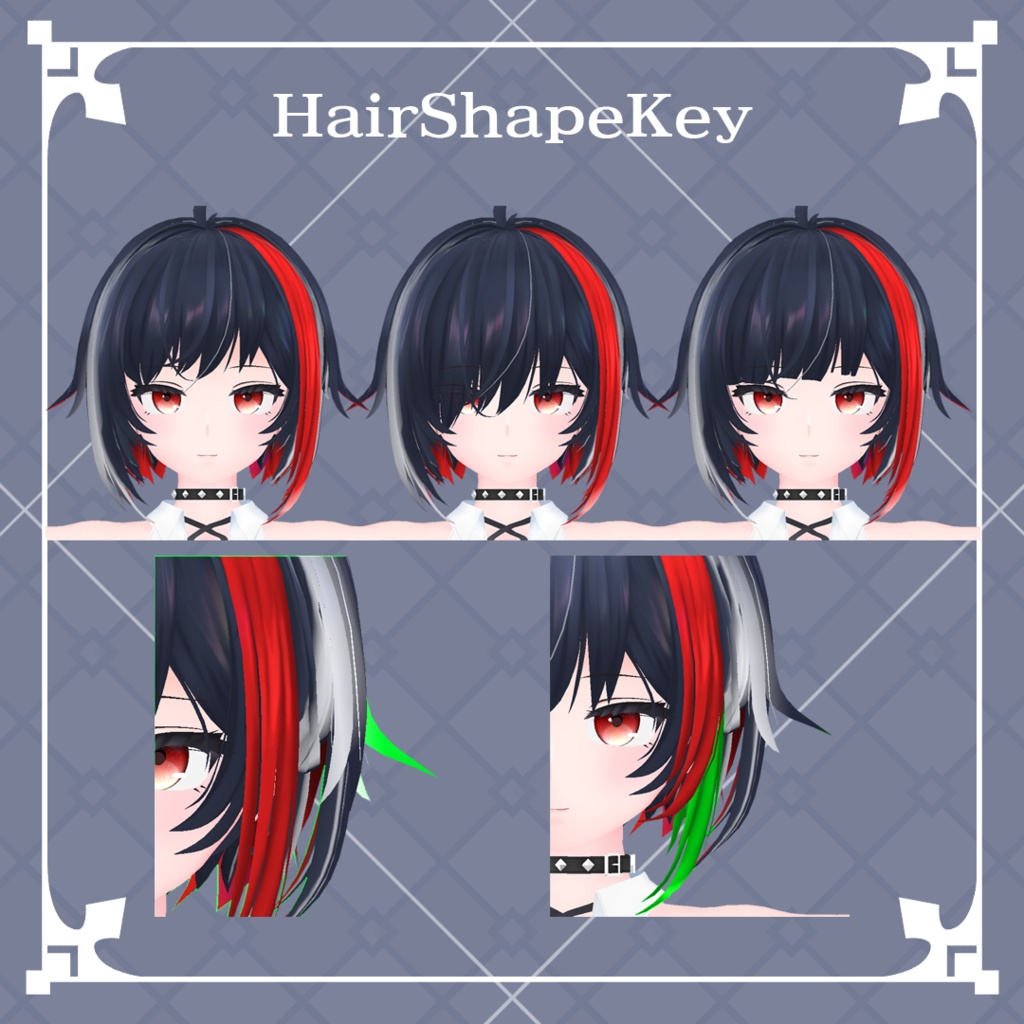 【オリジナル3Dモデル】シュカ - Choucas - #Choucas3D (7sBody)