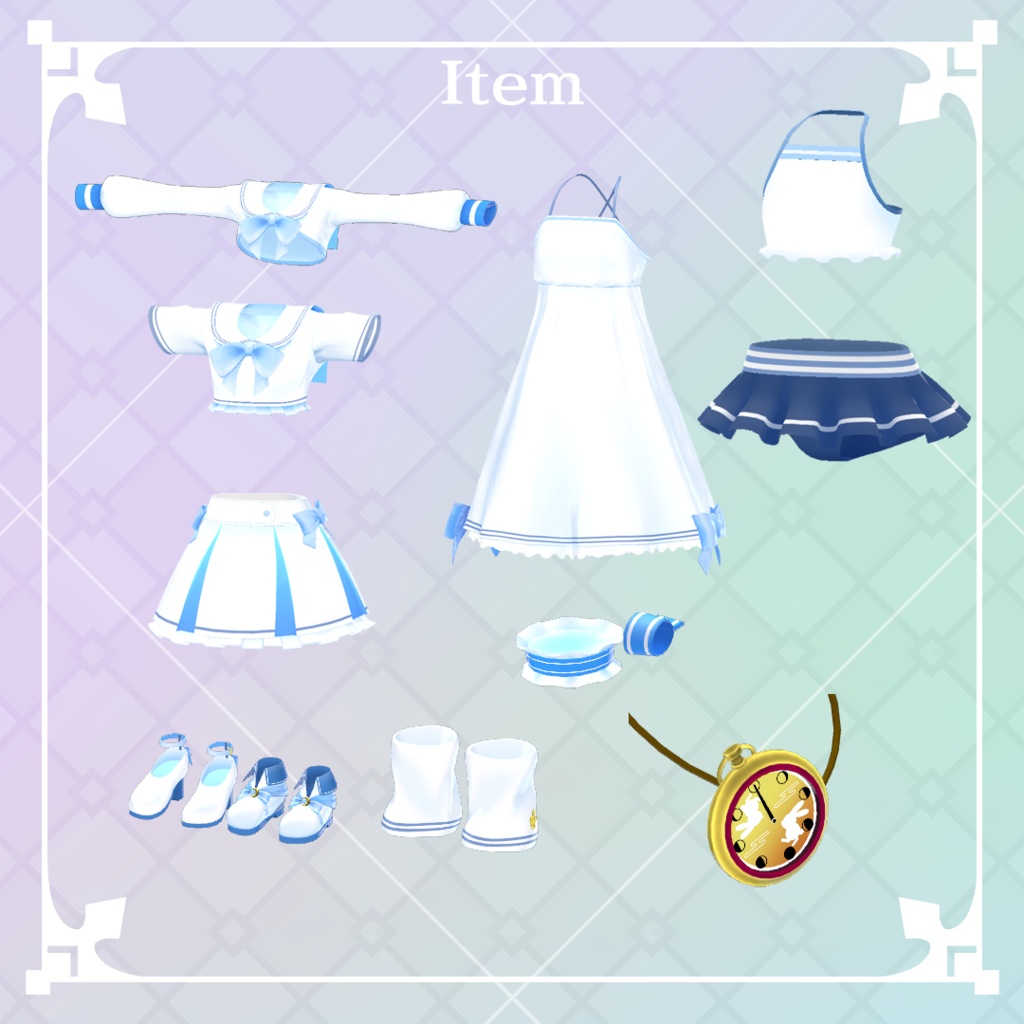 【オリジナル3Dモデル】アズ&ラピ - Hase&Lapi - #HaseLapi3D (7sBody)