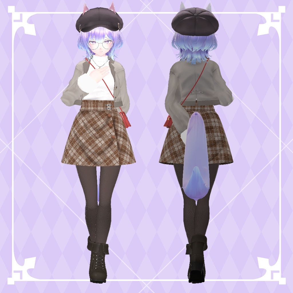 【オリジナル3Dモデル】ルーヴェ - Louve - #Louve3D (7sBody)