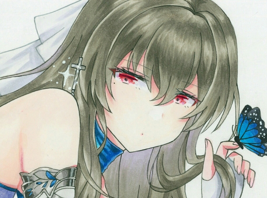 サン ルイ アズールレーン 手描きイラスト 原画 Whipberry Atelier ﾟ Booth