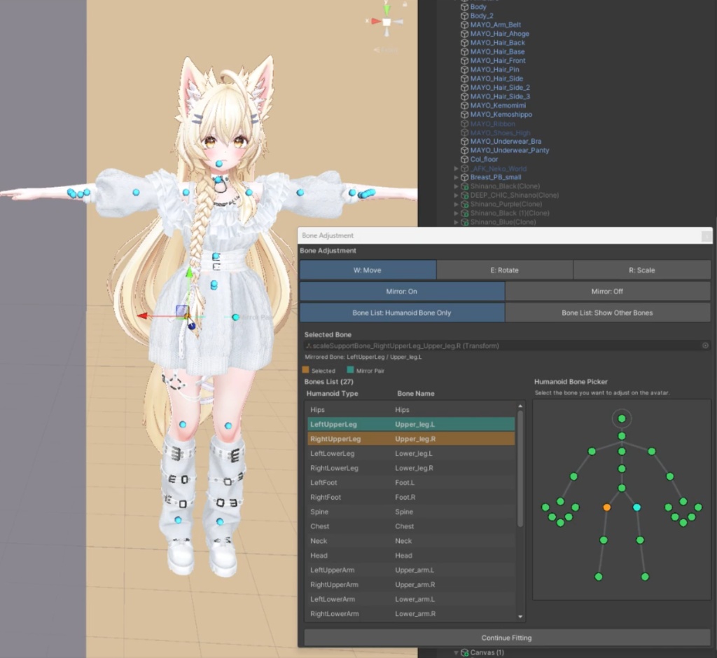 【アバター衣装変換ツール】きせった (Kisetter) V3.1.3