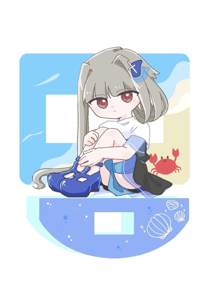 ゆらゆらする月緋