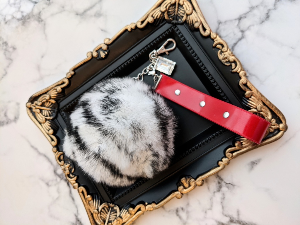 クルーウェル ファーバッグチャーム