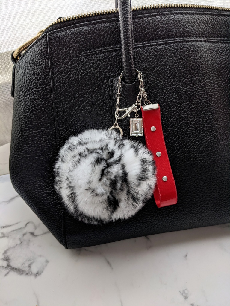 クルーウェル ファーバッグチャーム