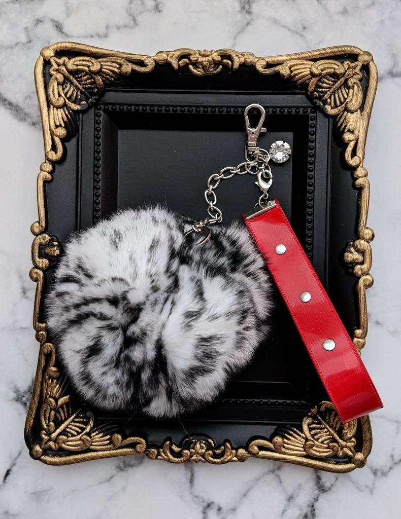 クルーウェル ファーバッグチャーム