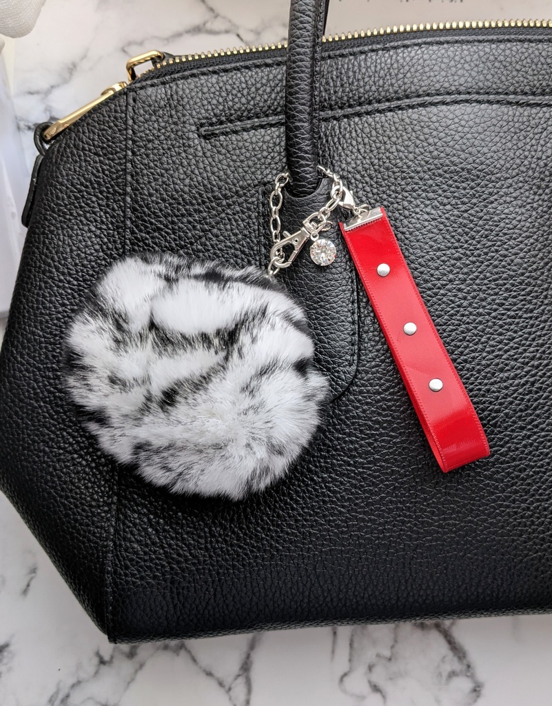 クルーウェル ファーバッグチャーム