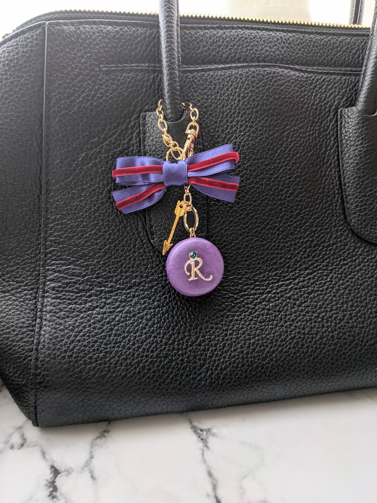 【ヴィル 腕章リボン付き】マカロンバッグチャーム