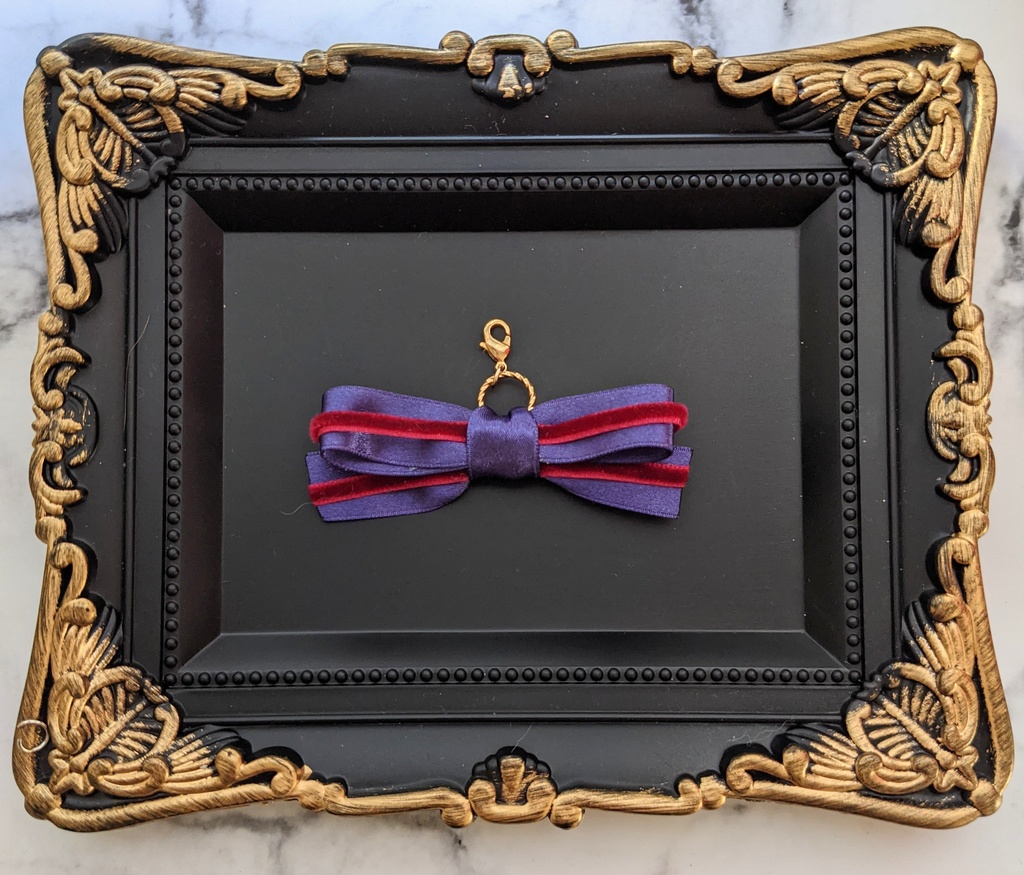 【ルーク 腕章リボン付き】マカロンバッグチャーム