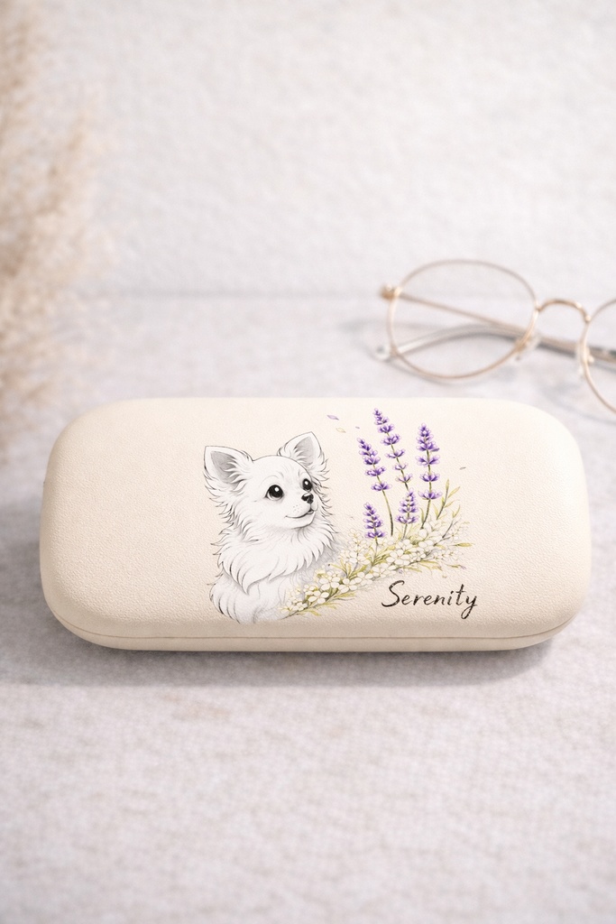 【個人利用データ販売】チワワ×ラベンダー|Serenity|A4 PNG・ダウンロード素材