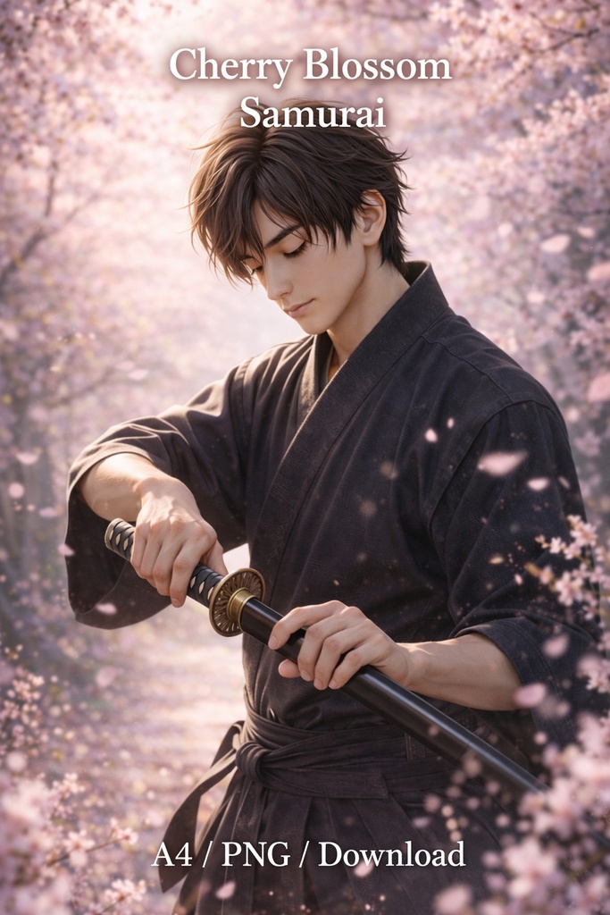 Cherry Blossom Samurai – Quiet Resolve