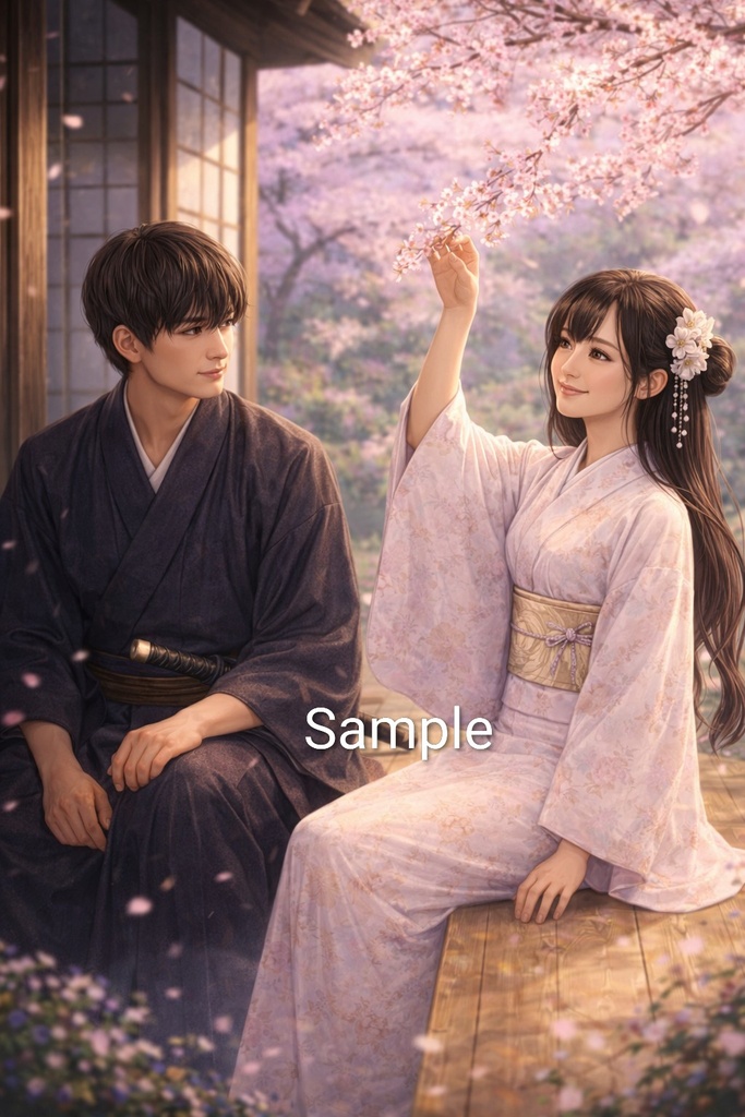 Spring Memories – A Gentle Moment Beneath Cherry Blossoms