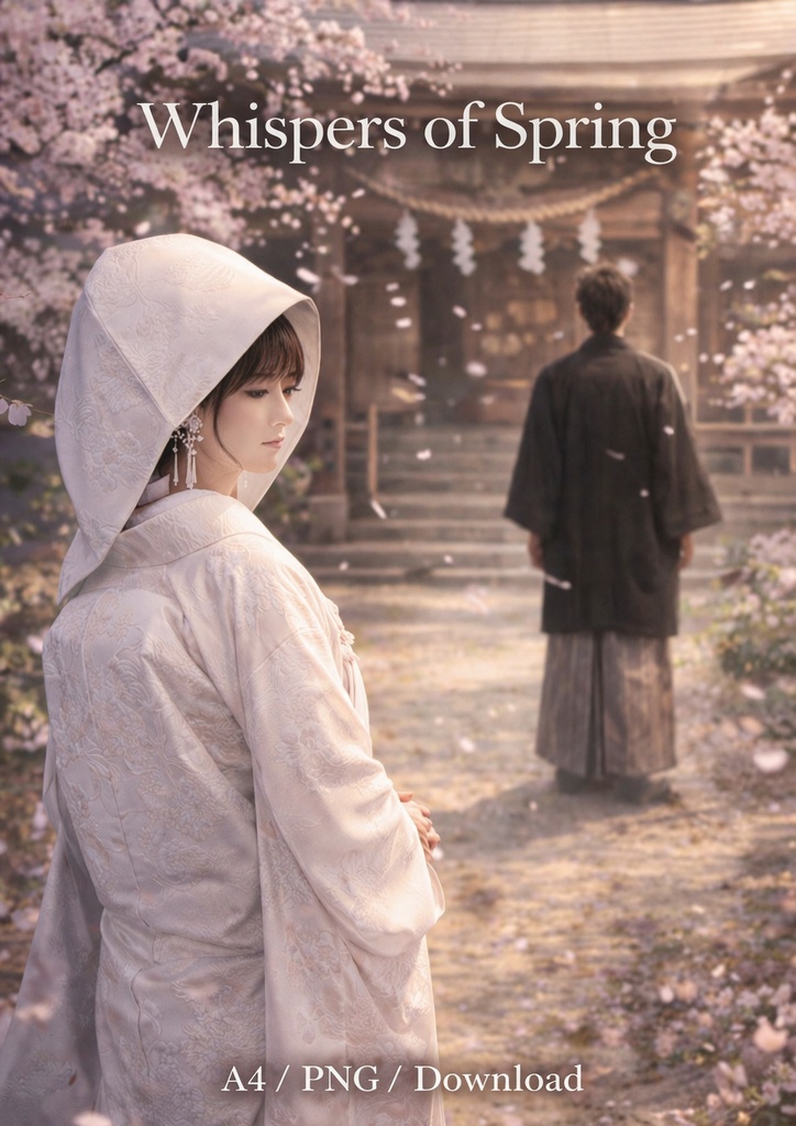 Whispers of a Spring Vow – A Quiet Farewell Beneath Cherry Blossoms