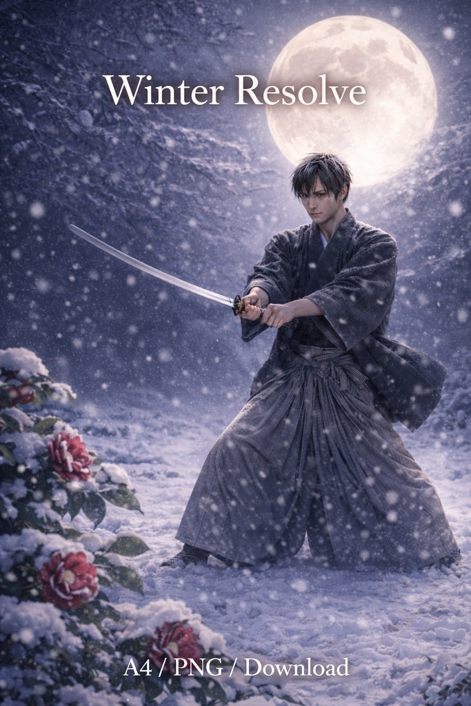 Winter Resolve – A Silent Oath Beneath the Full Moon