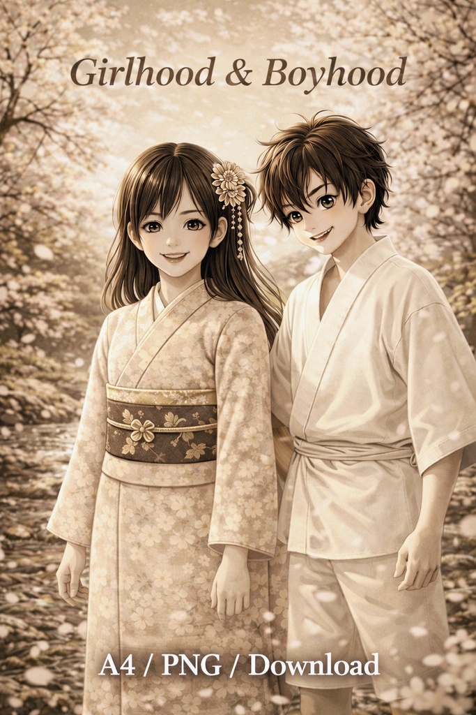 A Memory of Youth by Samurai Series　A4/PNG/Download