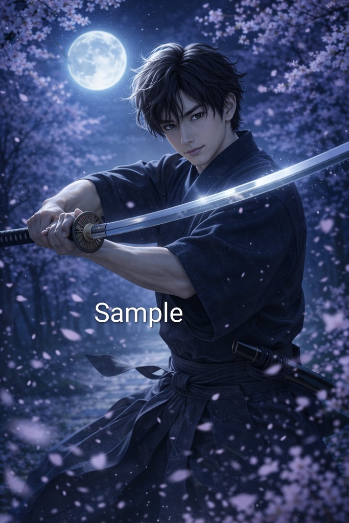 Samurai Collection – 28 Illustration Set (A4 PNG Download)