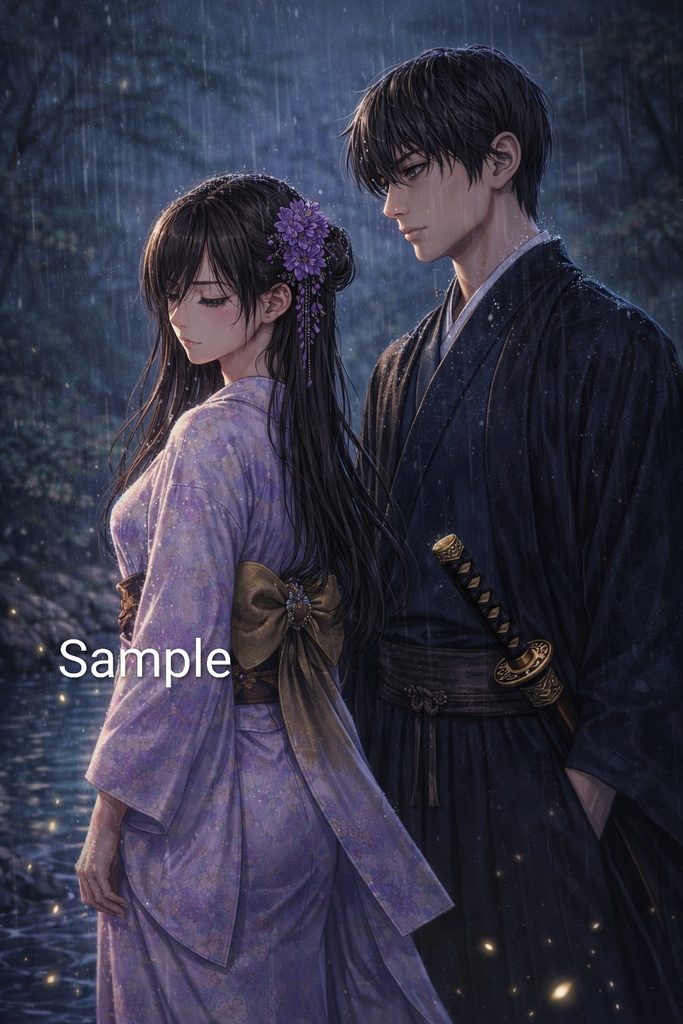 Samurai Collection – 28 Illustration Set (A4 PNG Download)