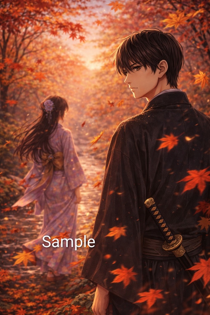 Samurai Collection – 28 Illustration Set (A4 PNG Download)