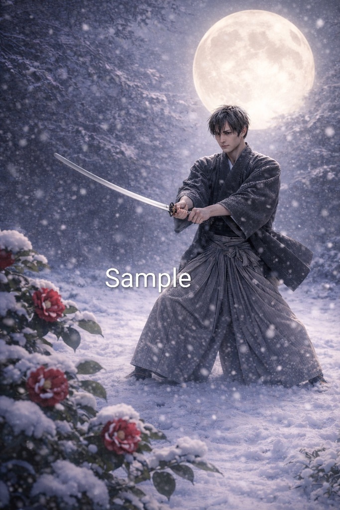 Samurai Collection – 28 Illustration Set (A4 PNG Download)
