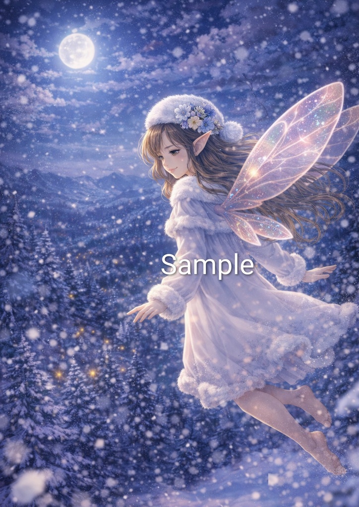 Fantasy Fairy Illustration Set – 16 Magical Scenes (A4 PNG Download)