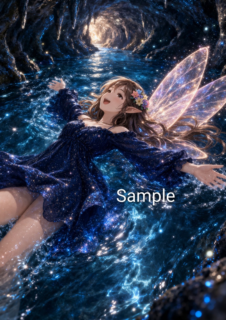 Fantasy Fairy Illustration Set – 16 Magical Scenes (A4 PNG Download)