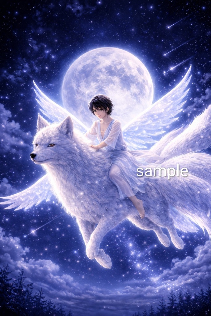 Fairies & Nine-Tailed Wolves: Fantasy Illustration Collection (26 Scenes)