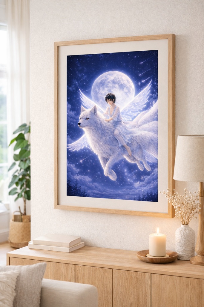 Fairies & Nine-Tailed Wolves: Fantasy Illustration Collection (26 Scenes)