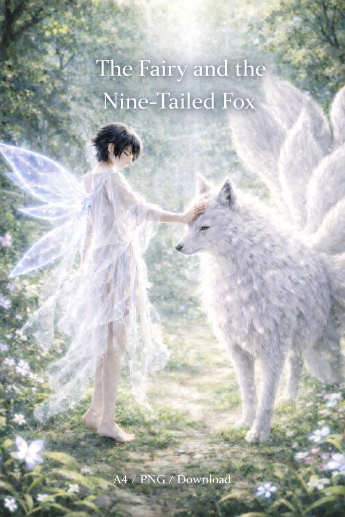 Fairies & Nine-Tailed Wolves: Fantasy Illustration Collection (26 Scenes)