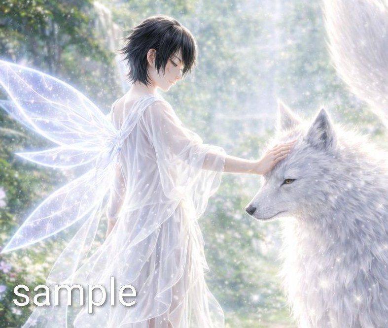 Fairies & Nine-Tailed Wolves: Fantasy Illustration Collection (26 Scenes)