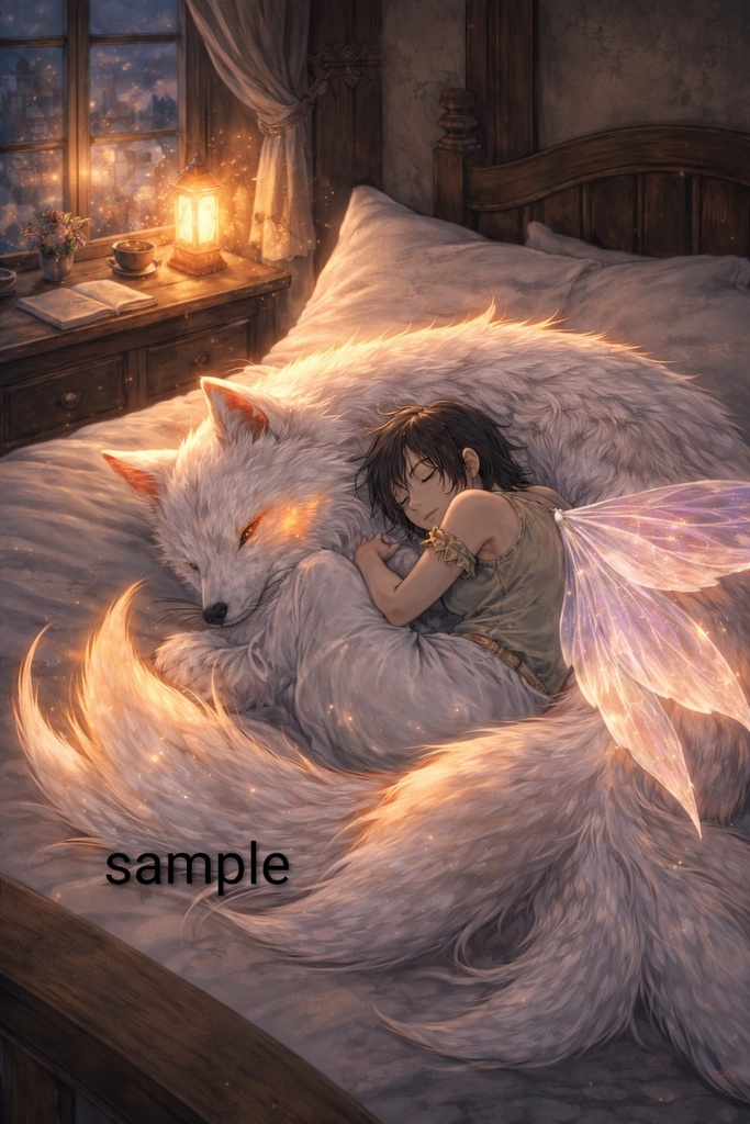 Fairies & Nine-Tailed Wolves: Fantasy Illustration Collection (26 Scenes)