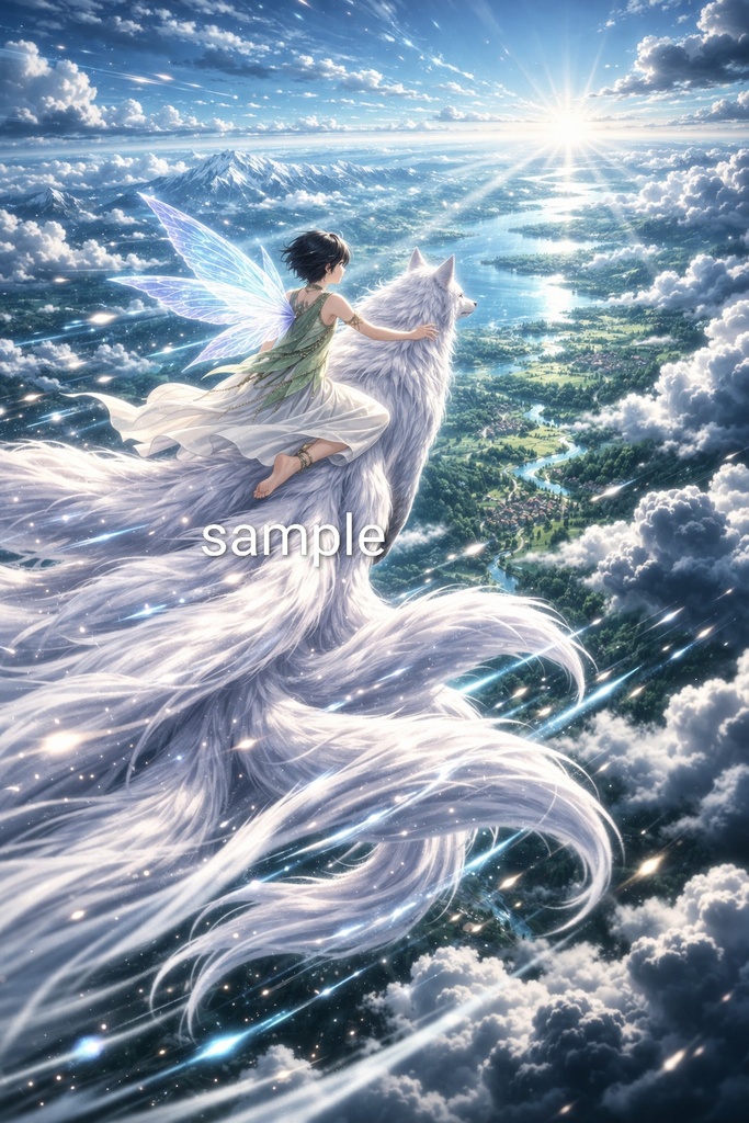 Fairies & Nine-Tailed Wolves: Fantasy Illustration Collection (26 Scenes)