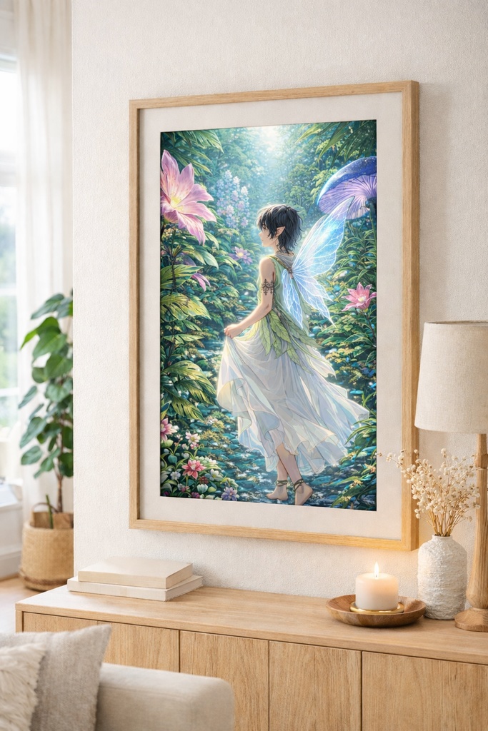 Fairies & Nine-Tailed Wolves: Fantasy Illustration Collection (26 Scenes)