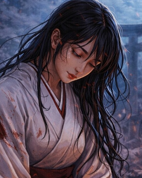 Crimson Oni – Exorcist Clash Onmyoji vs Demon Battle Illustration20Scene