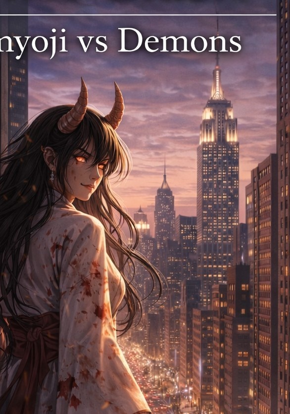Crimson Oni – Exorcist Clash Onmyoji vs Demon Battle Illustration20Scene