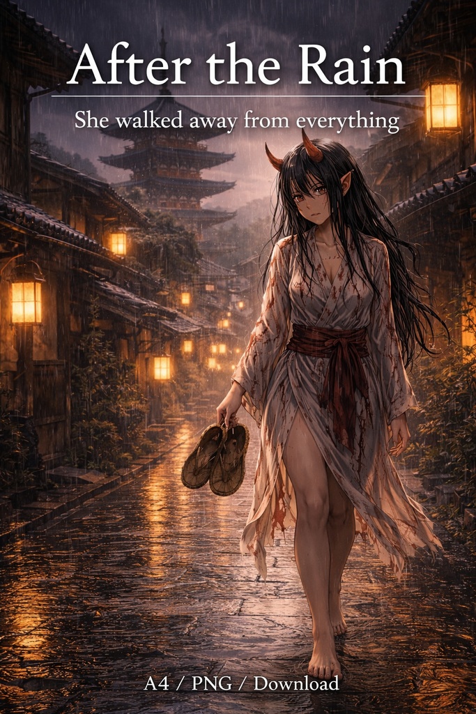 Crimson Oni – Exorcist Clash Onmyoji vs Demon Battle Illustration20Scene