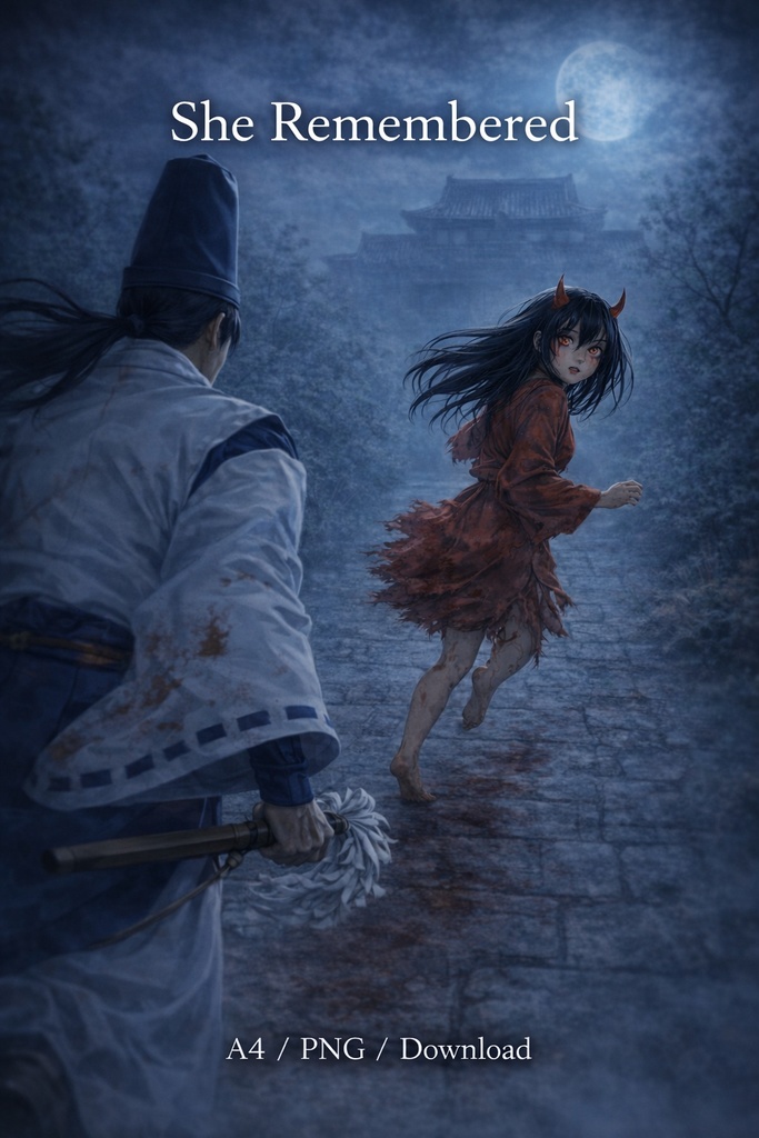 Crimson Oni – Exorcist Clash Onmyoji vs Demon Battle Illustration20Scene