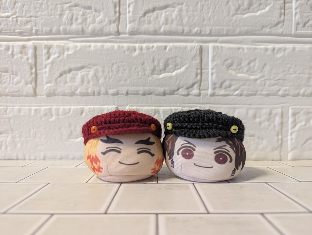 ボタン付キャスケット