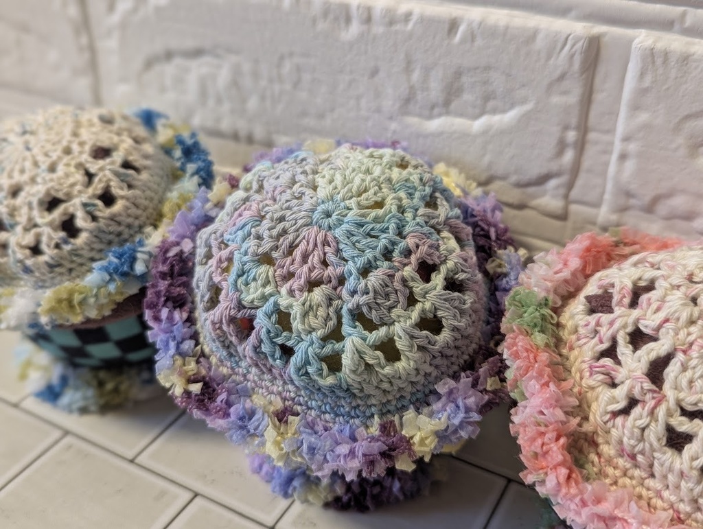 お花畑ハット&座布団セット Ver.2