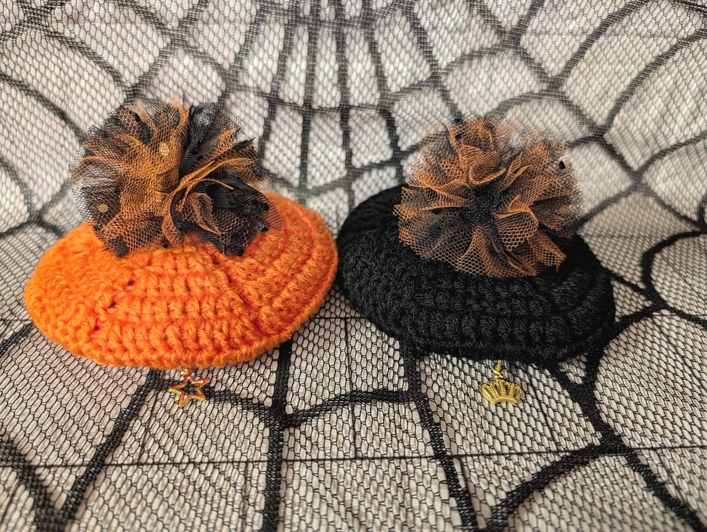 選べるチャーム付きハロウィンポンポンベレー