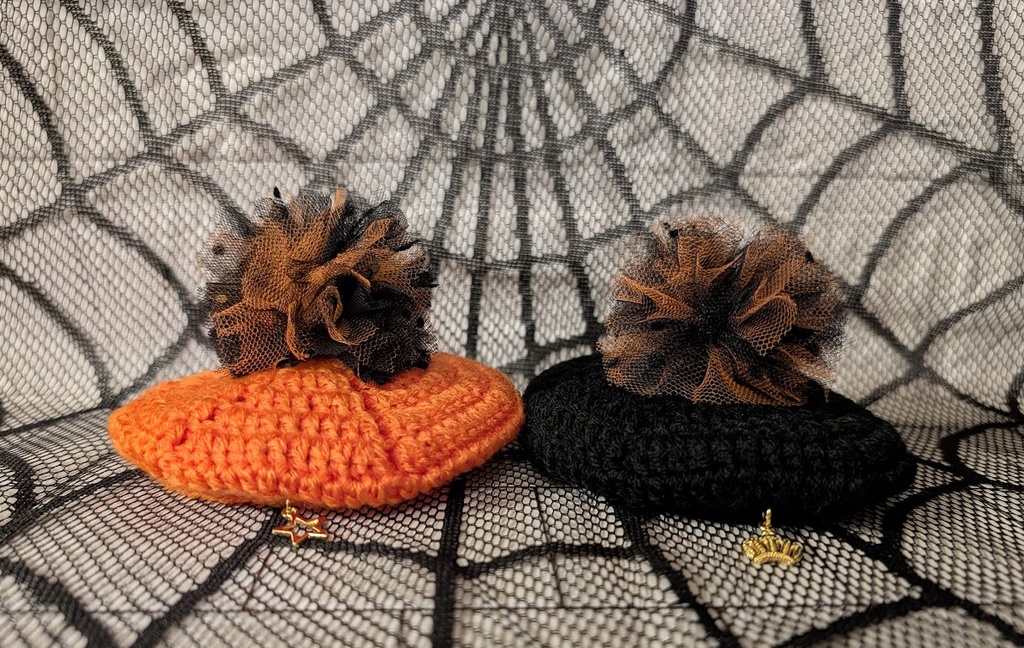 選べるチャーム付きハロウィンポンポンベレー