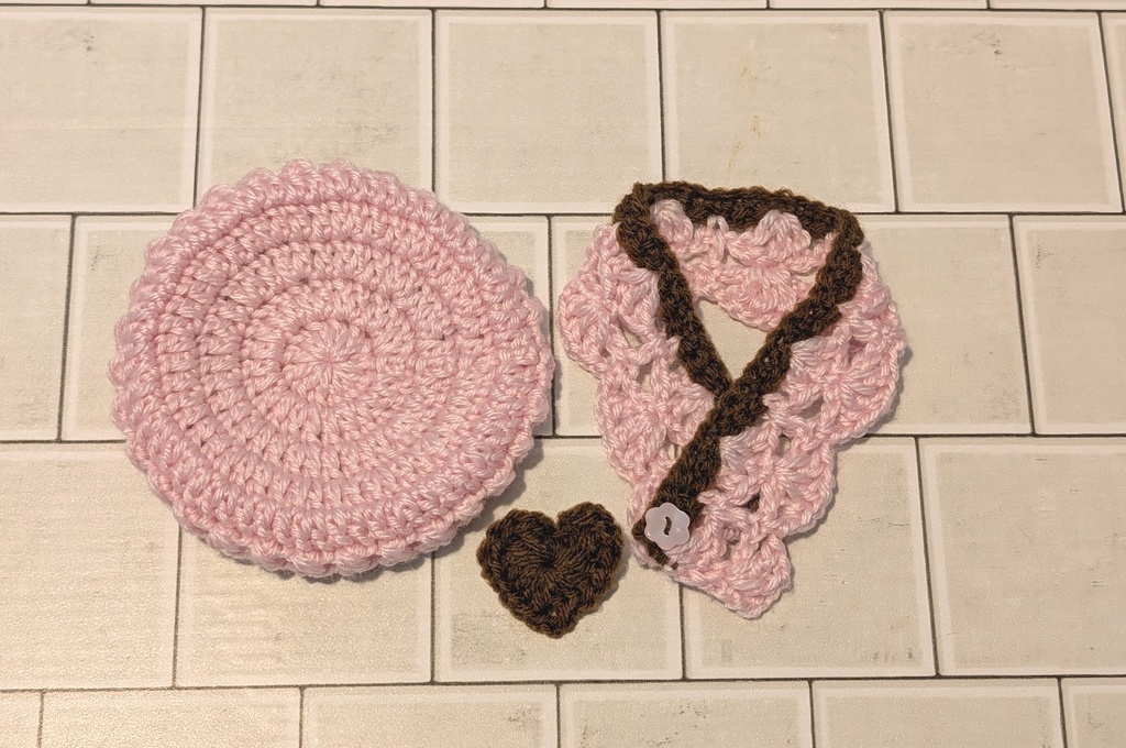 チョコモチーフのお出かけセット