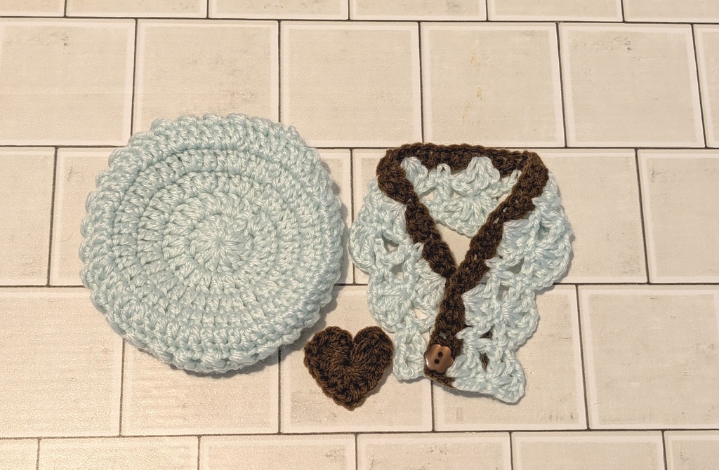 チョコモチーフのお出かけセット