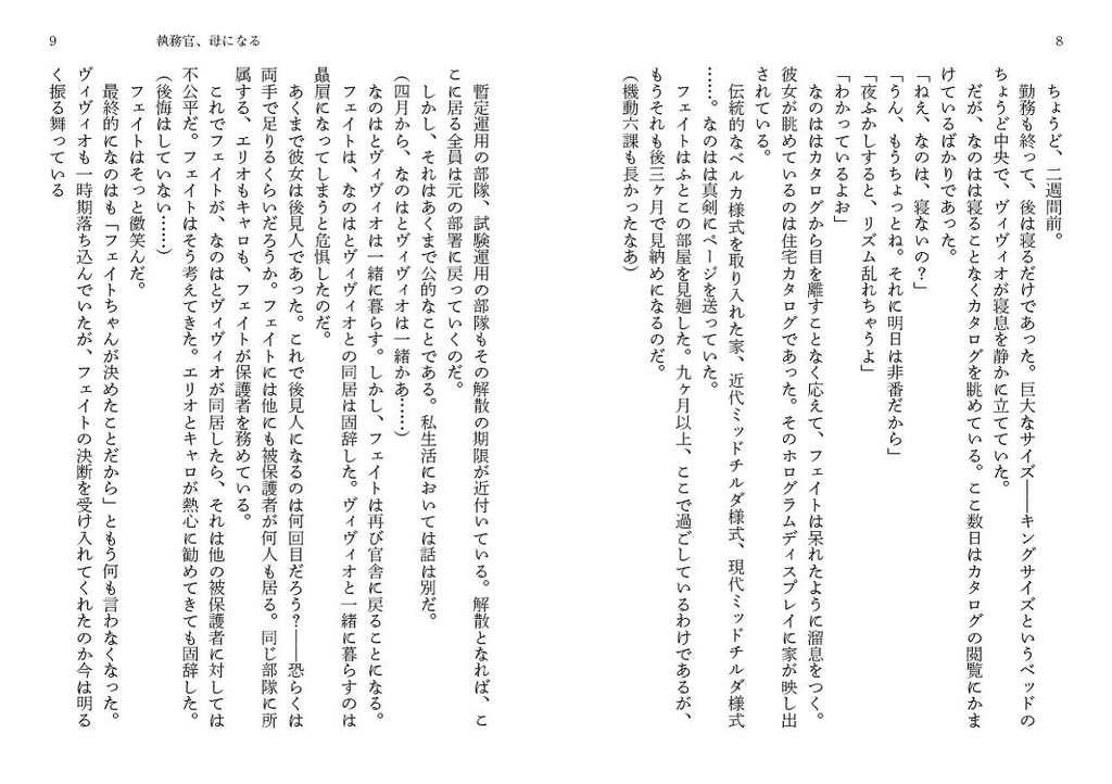 執務官、母になる