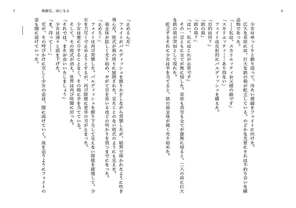 執務官、母になる