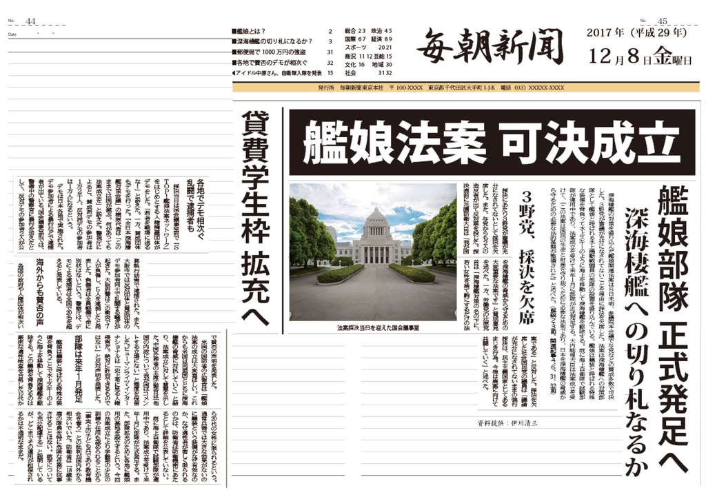 艦これスクラップブック合同誌「艦娘・開戦」